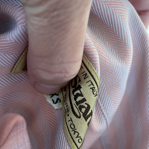 Paul Stuart Women's Classic Fit Button Down Shirt in Pink & Lavender Hue Size XS - Picture 7 of 7